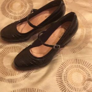 Clark cushion t strap dress heels